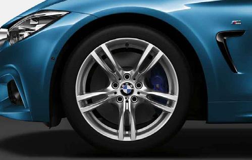 10 GENUINE BMW WHEELS AND TYRES WINTER COLLECTION 17" V-Spoke 395. 18" M Double Spoke 405M.
