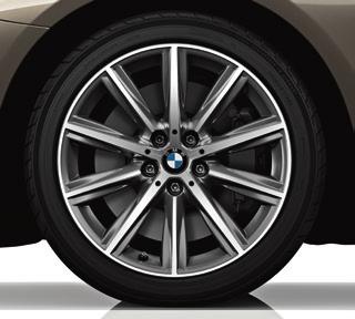 12 GENUINE BMW WHEELS AND TYRES WINTER COLLECTION BMW 5 SERIES WINTER WHEELS. from March 2017 17" V-Spoke 618.