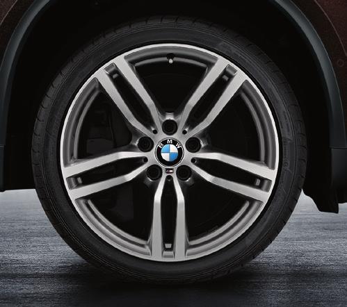 18 GENUINE BMW WHEELS AND TYRES WINTER COLLECTION BMW X6 WINTER WHEELS. 19" M Double Spoke 623M.