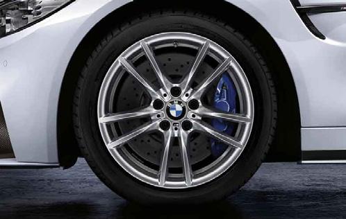 20 GENUINE BMW WHEELS AND TYRES WINTER COLLECTION BMW M2 COUPÉ WINTER WHEELS. M2 from January 2015 18" V-Spoke 640M. 18" V-Spoke 640M. Wheel dimensions: 8.
