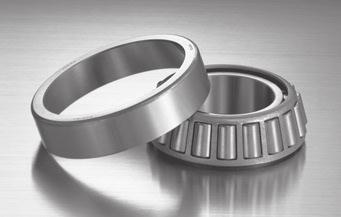2 Outstanding features of tapered roller bearings 1) Higher load ratings Tapered roller bearings with higher load ratings can accept radial loads or axial loads in one direction and combined radial