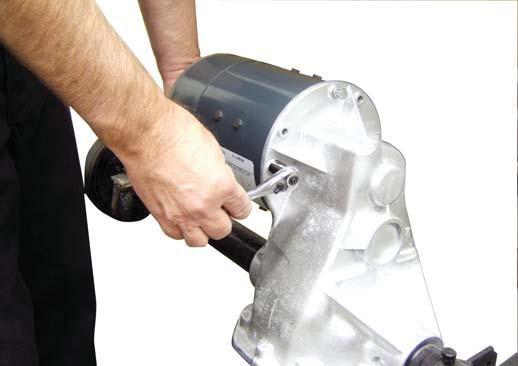 0) Motor Installation: Before mounting the motor, lubricate the splines, but not the end of the motor shaft with quality heavy-weight grease available at any auto parts store.
