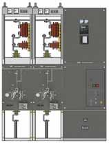 RMU combination schemes 2L+1T RMU Scheme whereby the service compartment of the