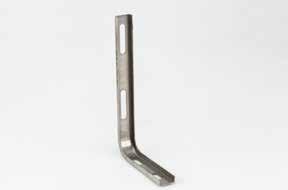 Guida inox nuda per segnaletica Stainless bare slide for sign system 70 028309