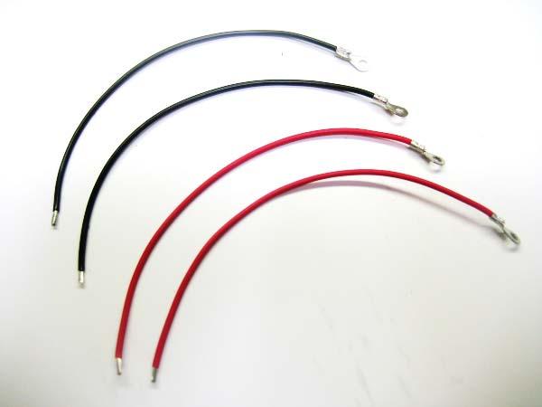 Get your 14 AWG wire, both black and red, as we are going to use this wire to wire our motor controllers. 3. Cut two (2) pieces of black (negative) and red (positive) wire.