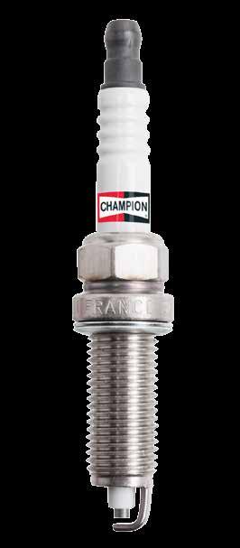 Champion Platinum spark plugs have a platinum centre electrode and a copper core nickel or nickel 125 ground electrode.