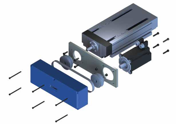 Unlike similar products available on the market, the PMK was designed for flexibility enabling you to to connect any motor to any linear ball screw actuator.