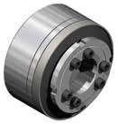 SKG Series Indirect Drive Safety Coupling Size SKG Disengagement Torque Range Nm (lb-in) Moment of Inertia 10-3 kgm 2 (lb-in 2 ) Major Features Pulley safety coupling with self-centering conical hub