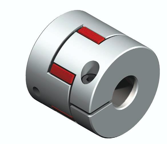 49 EKM COUPLING SERIES Technical Data / Dimensions: mm (inch) Size Nominal Elastomer Moment Torsion Max.