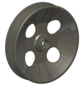35" OD overall: 6.70" Power steering pump pulley Application: '10 Camaro GM # 12578552 OD to grooves: 5.85" OD overall: 6.