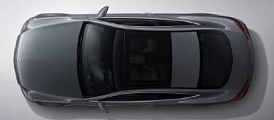 13 The panoramic sliding sunroof has numerous useful functions for a high level of travelling comfort.