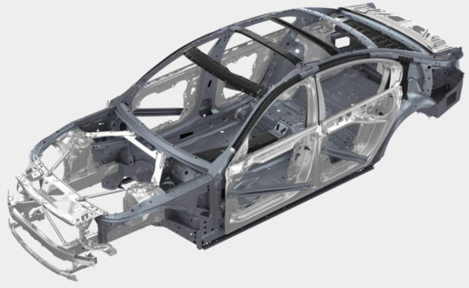 lightweight chassis New BMW 7 Series Source: BMW