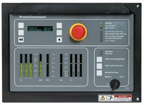Control system PCC 2100 PowerCommand control is an integrated generator set control system providing governing, voltage regulation, engine protection and operator interface functions.