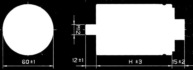 6 kv AC 2 s Nazivna napetost and frequency Nazivna moč (kvar) Šifra Nazivna kapacitivnost (µf) Nazivni tok (А) Height Н (mm) Teža (kg) Pakiranje unit(kos) 400 V 440 V 460 V 480 V 525 V *60 Hz on