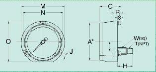 - Black Aluminum, Micrometer Adjustable CASE - Black Impact Resistant Phenolic RING - Reinforced Polypropylene WINDOW -