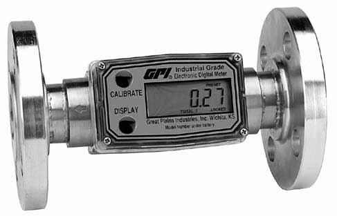 Select stainless steel meters with 150# ANSI Flanges when you need a meter that installs in-line quickly. Flange Meters are easily installed and removed with four bolts.