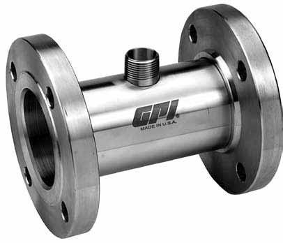 Precision Meters - ANSI Flange Model GFT 150# RF ANSI Flange Fitting ACCURACY: ± 0.