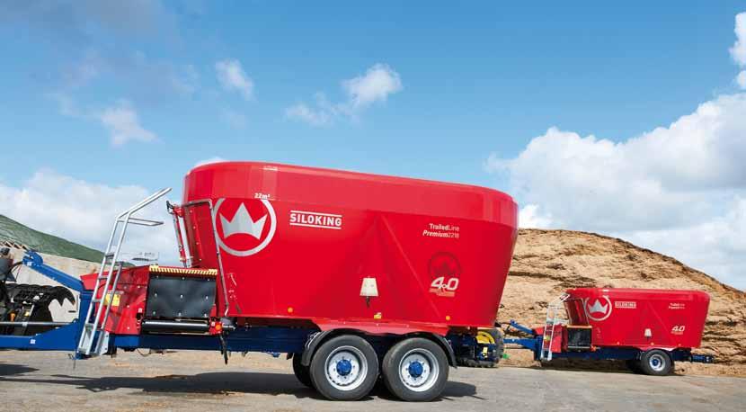 TrailedLine 4.0 Trailed vertical feed mixers TrailedLine 4.0 1814 / 2218 / 3022 Hopper capacities from 14 m³ to 30 m³ The TrailedLine 4.
