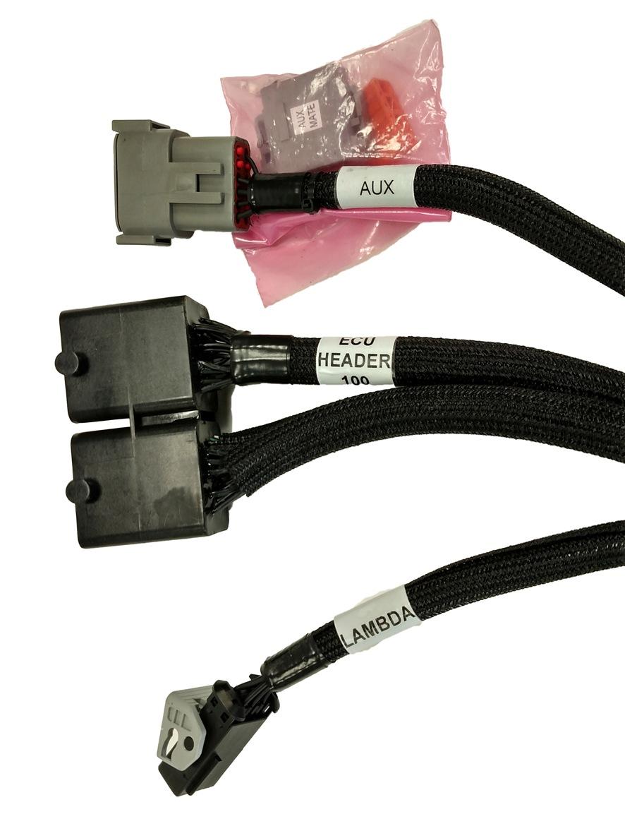 8 INFINITY ADAPTER HARNESS The core of the AEM Infinity PnP Harness Kit is the main harness that connects between the Polaris engine harness (replacing the stock ECU) and the AEM Infinity EMS.