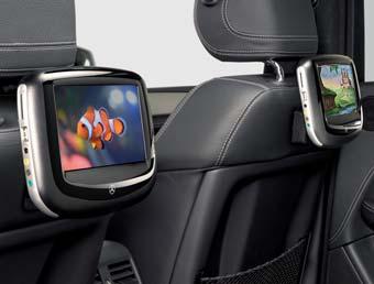 REAR-SEAT ENTERTAINMENT Being a passenger has never been so entertaining.