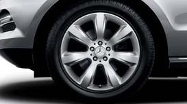 Appearance Light-Alloy Wheels 03 19" 04 19" 03 19" 5-Twin Spoke Wheel Finish: titanium silver Wheel Size: 8.