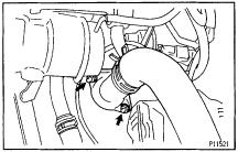 ENGINE EG341 THERMOSTAT REMOVAL HINT: Removal of the thermostat would have an adverse effect, causing a lowering of cooling efficiency.