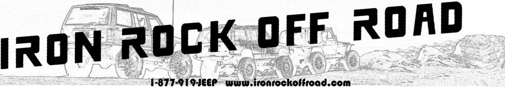 Parts Checklist: Instructions Iron Rock Off Road logo decal (Qty: 1) Rock-Link decal 13287 (2) ironrockoffroad.