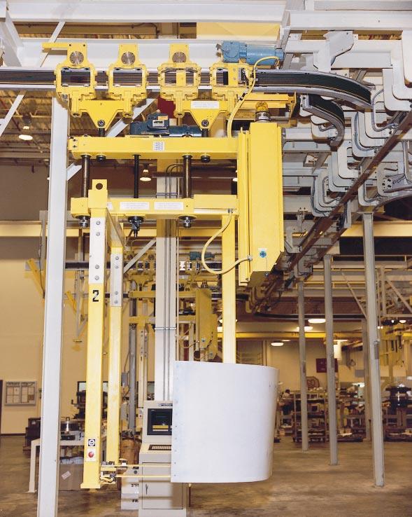 AEM Clean, Quiet and Fast LOAD CAPACITIES UP TO 6000 LBS - 2700 KG The Automated Electrified Monorail (AEM) is a clean, fast, intelligent material handling system designed to interface easily with