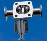 Multi-port valves in stainless steel Description Multi-port valves are manufactured in various dimensions, angles