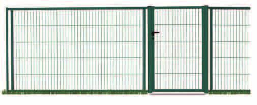 Protec Gates Options: Electrowelded mesh / Flat plate Finish Hot galvanised