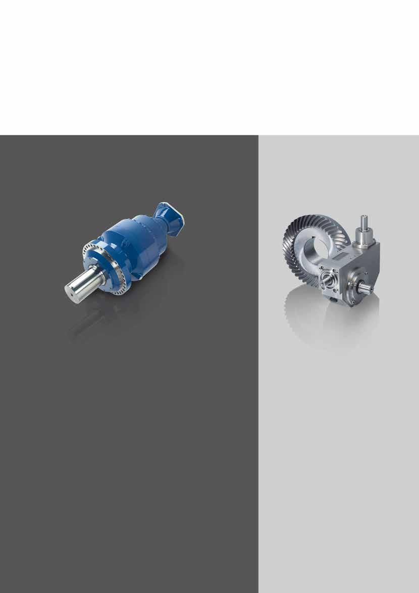 All VOGEL gearboxes can be combined with each other. In this way you benefit from the advantages of various gearbox types.