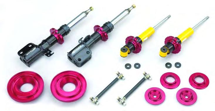 End link kits for stock struts (street) or Hotchkis coil