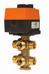 IMI TA / Control valves and Actuators / TA-6-way valve TA-6-way valve The 6-way valve solution enables various control set-ups for heating and cooling in sequence on one terminal unit.