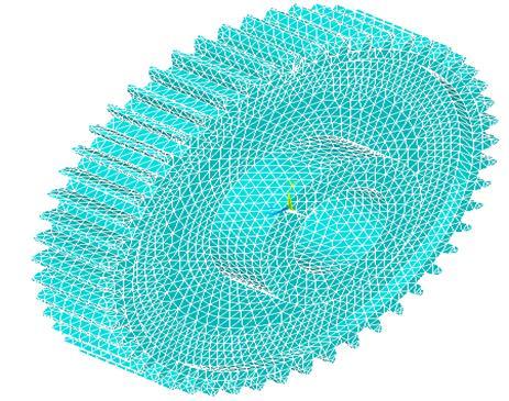 It is a thin-walled spur gear with offset web, used here for the all the various types of design compatible analysis using the finite element calculations and real time experimentations.