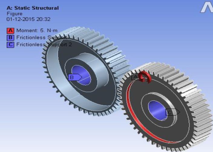 tooth surface. So thorough study of contact stress developed between the different matting gears are mostly important for the gear design.