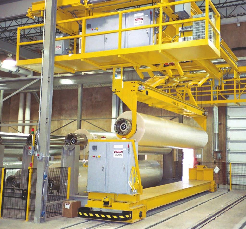 ENGINEERED SYSTEMS AUTOMATED MILL ROLL HANDLING SYSTEM Products Electromotive Systems IMPULSE G+ Series 2 Adjustable Frequency Drives SBP2 Pushbutton Pendant Stations Magnetek Festoon Systems