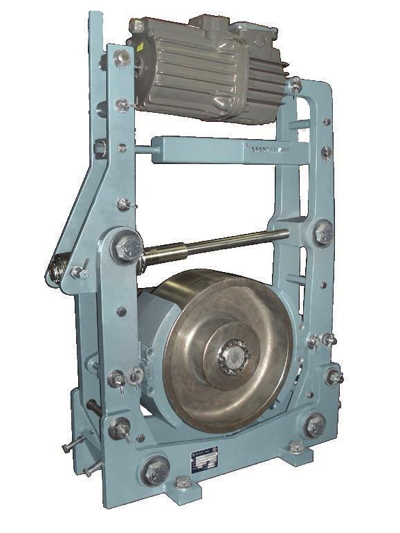 bridge applications Replace existing disc brakes or drum brakes in high duty cycle, high speed, or high torque braking applications DIN or AISE mounting bases