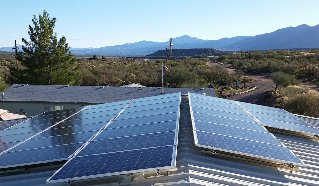 Using Electricity Homeowners who go solar continue to rely on their local utility to supply power at night or other times when their energy demand is above the output of their solar array.