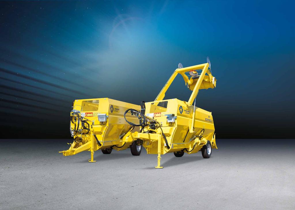 OUR RANGE CUTTING SYSTEM MONOFEEDER ST SIMPLE AND RELIABLE Available from 7 to 26 m 3 Ideal for driving in most confined spaces Also available as stationary workstation powered by electric