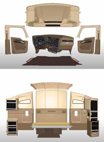 Vantage Interior INTERIOR COLORS AND OPTIONS The T680 is