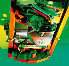 in agriculture and forestry. In addition to this, there are other products such as hook trailer hitches, couplings for industrial trucks and rail vehicles, or coupling heads.