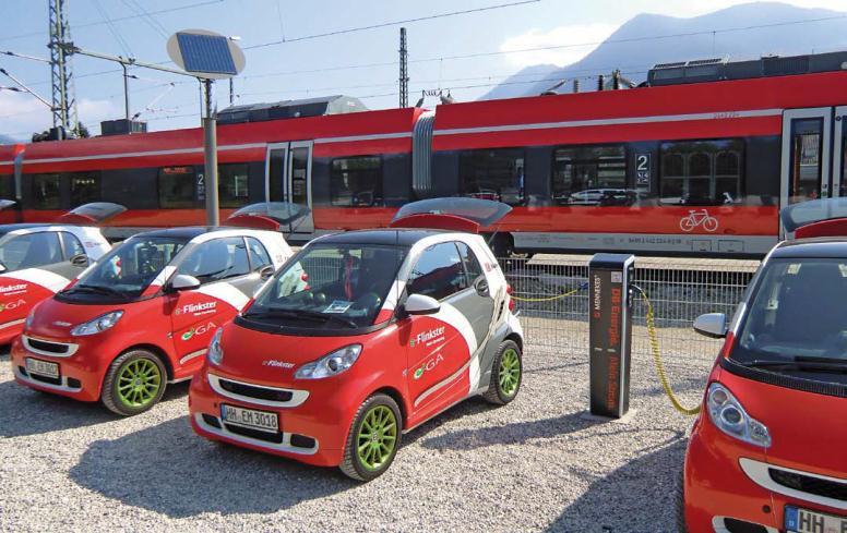 first cities in Germany that operate a full electric transport network ( electric mobility alliance