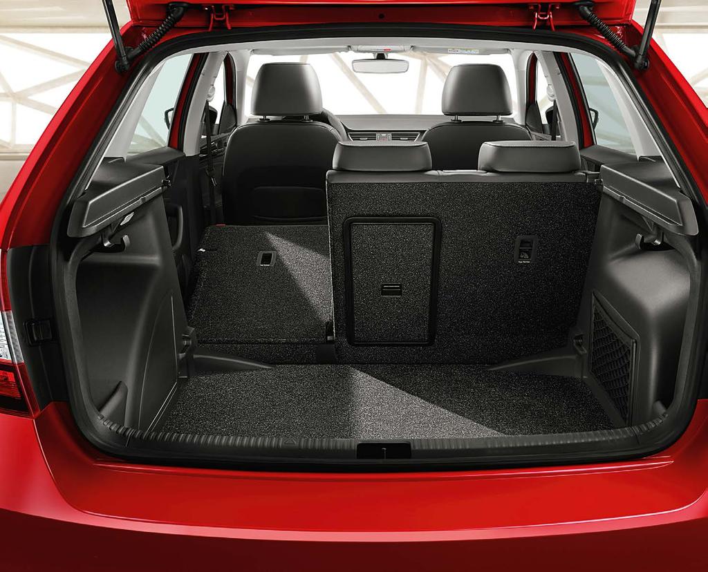 SPACE TO SPARE As the name suggests, the Rapid Spaceback really boasts impressive luggage capacity.