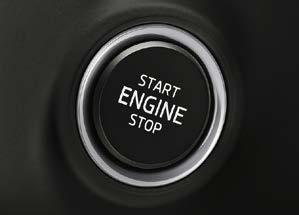 KEYLESS ENTRY AND START/STOP Get on the road faster by equipping the car with keyless entry and