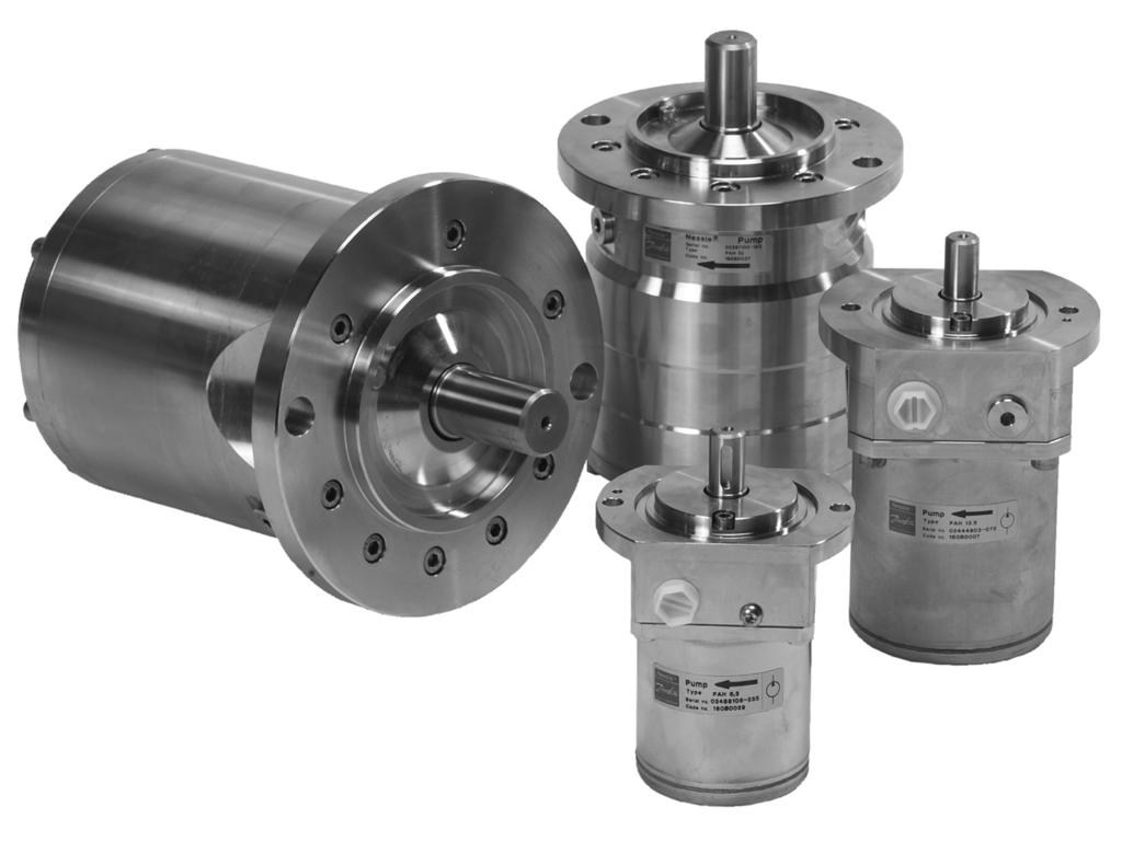 Data Sheet Nessie High-Pressure Pumps for technical water, type PAH Generally The Danfoss Nessie high-pressure water pumps are especially designed for operation on technical water, such as reverse