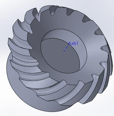 known, and as this changes depend on gear specifications (spiral angle and pressure angle) and supporting structure, gears and structure have been designed empirically.