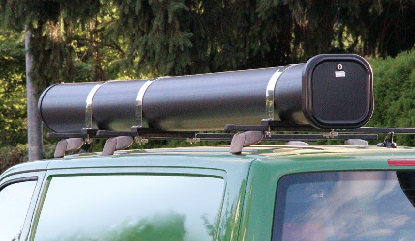 Transportation tube for roof rack How long do you need to securely tie tubes or similar long goods onto your roof rack?