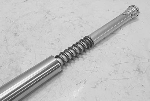SFF-Air Front Fork - Benefit Benefit of SFF-Air spring fork Adjustability In case of coil spring, rider need to change soft or hard spring depends on rider s weight or skill level.