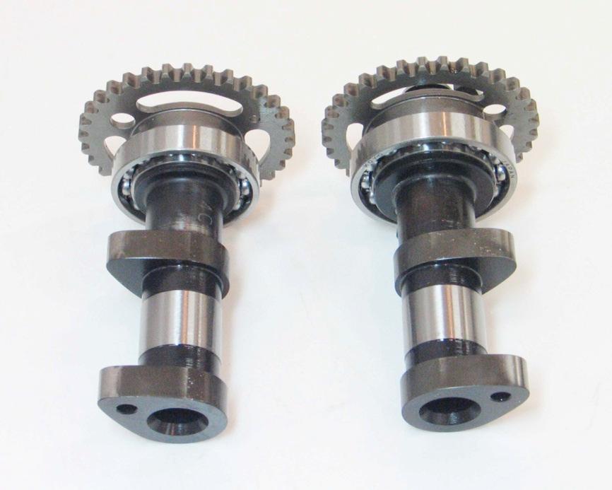 Camshafts Camshaft profile has changed Better engine performance Lower noise output INTAKE CAM L0