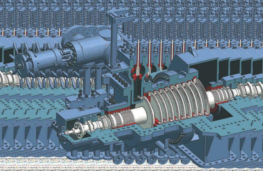 Construction Features Design Approach The modular design concept of MARIM turbines offers the benefits of integrating standardized modules to provide an optimum solution for any customer requirement.